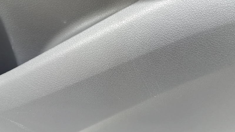 Door trim, rear right card, Mercedes X167 GLS 450 20-26, dark gray, insert and armrest, beige leather, molding under dark wood Burmester, under seat control, scratches