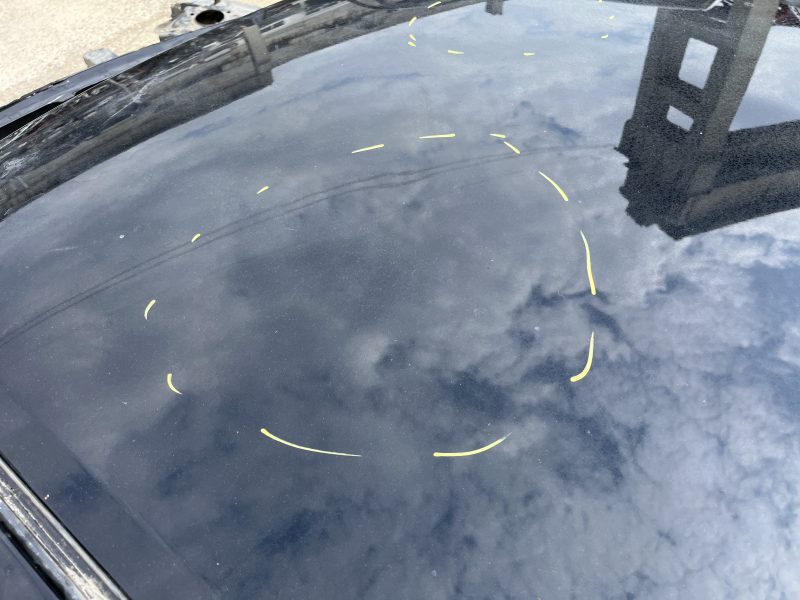 Metal roof Toyota Camry v55 15-17 usa without sunroof, on the body, dents, bump