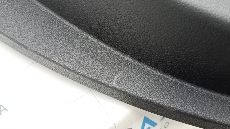 Door trim, front left card, Mercedes X167 GLS 450 580 20-26, dark gray, insert and armrest, beige leather, molding under dark wood Burmester, scratches, tears, for dry cleaning