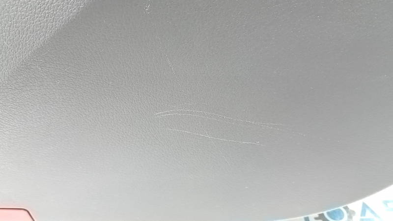 Door trim, front right card, Mercedes X167 GLS 450 580 20-26, dark gray, insert and armrest, beige leather, molding under dark wood Burmester, scratches