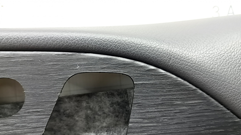 Door trim, front right card, Mercedes X167 GLS 450 580 20-26, dark gray, insert and armrest, beige leather, molding under dark wood Burmester, scratches