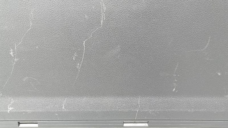 Lower trim of the trunk door Mercedes X167 GLS 450 20-23 dark gray, upper part, scratches, worn