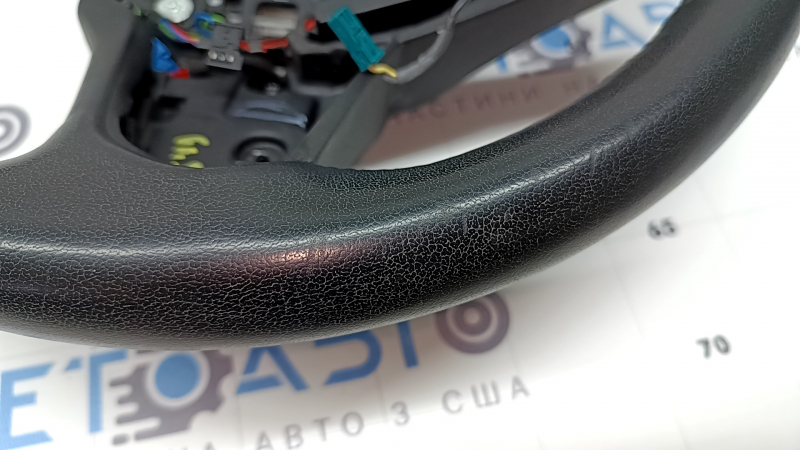 BMW X5 G05 19-25 black leather steering wheel with heating and paddle shifters, with drive assist pro, Sport, scratches
