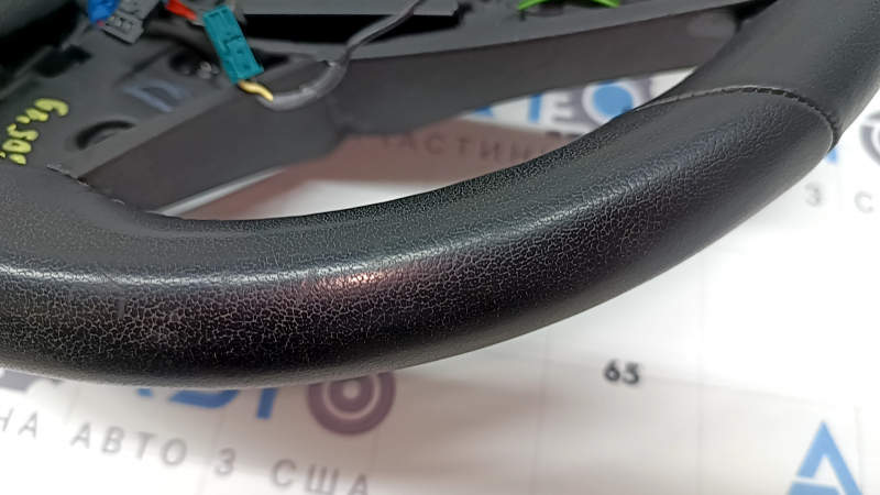 BMW X5 G05 19-25 black leather steering wheel with heating and paddle shifters, with drive assist pro, Sport, scratches