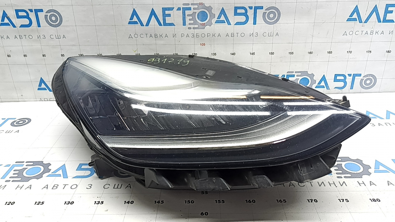 Tesla Model 3 18-20 LED front right headlight with mount, chips, sand