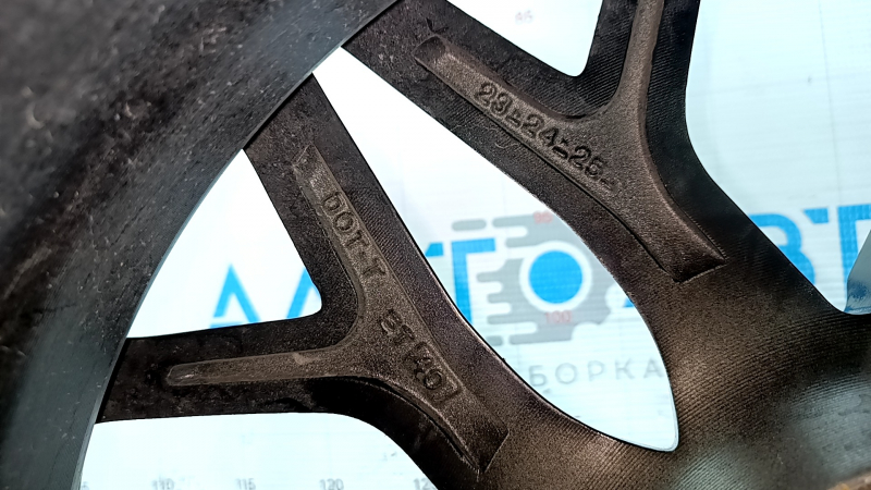 Set of wheels R18 x 8J ET40 Toyota Camry v55 15-17 Liquid Metal, with caps, light curb