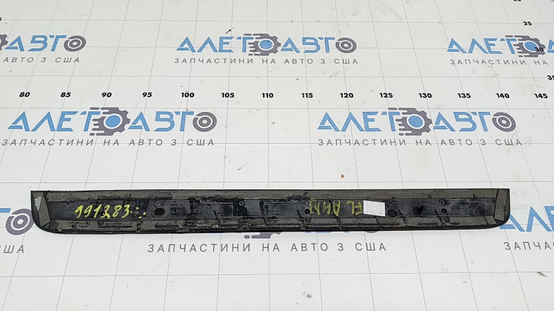 Outer front left threshold trim Audi A4 B8 08-16 sedan chrome S line, dented, scratches, broken guide