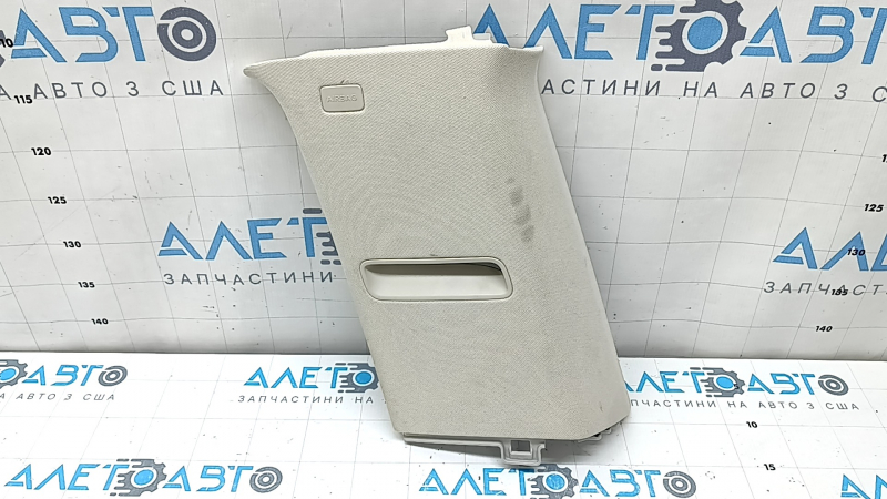 Right rear pillar trim in front of the window Mercedes X167 GLS 450 580 20-26 beige, dry-cleanable, dented