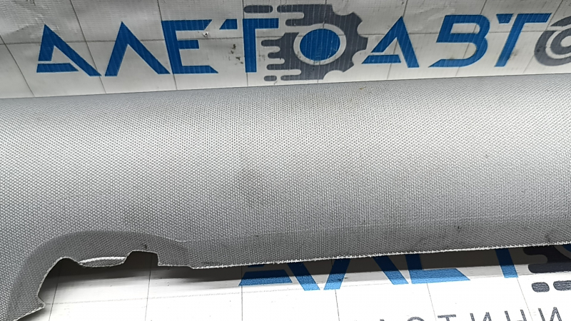 Upper left rear pillar trim Tesla Model 3 18-23, gray fabric, dry cleanable