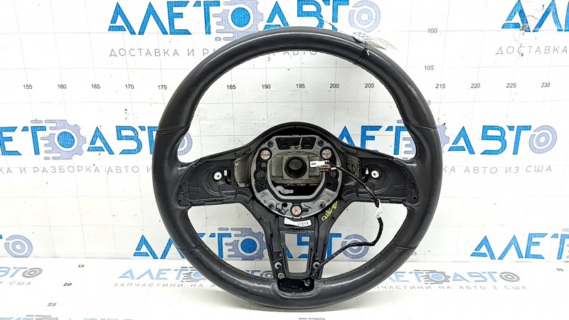 Naked steering wheel Mercedes X167 GLS 450 20-26 dark gray leather, heated, scratches