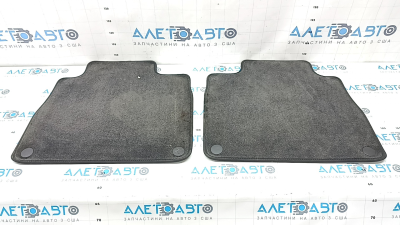 Set of floor mats, fabric, Mercedes X167 GLS 450 580 20-24, dark gray, 3 rows, for cleaning