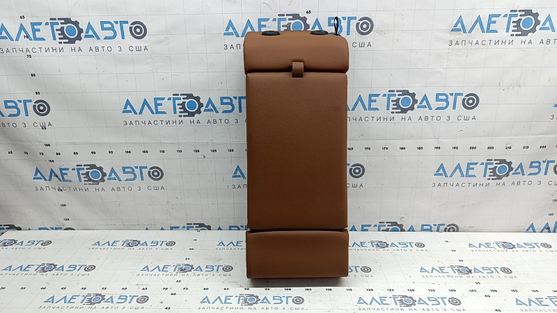 Backrest of the rear row of seats, 2nd row, central, Alfa Romeo Giulia 17-20, brown leather, without the left part