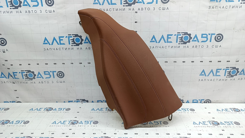 Left rear seat side panel for Alfa Romeo Giulia 17-20, brown leather, dry cleanable