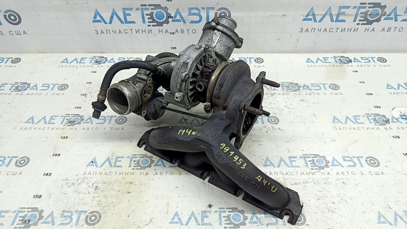 Turbocharger Audi A4 B8 13-16 rest 2.0T 114k, with bracket