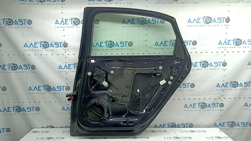 Door assembly rear right VW Passat b8 16-19 USA black LC9X, butt, painted 0.20