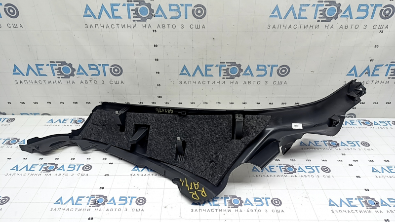 Right lower rear pillar trim Audi A3 8V 15-20 4d, 5d, black, without airbag, scratches