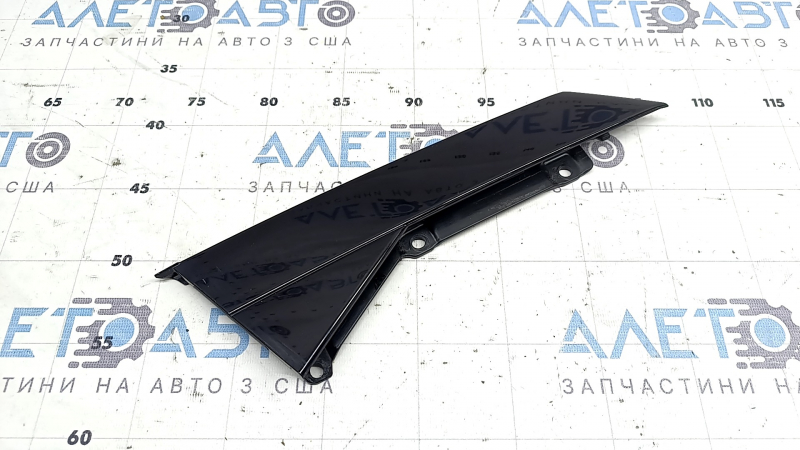 Door trim, side rear right, Audi A3 8V 15-20 4d, rear, black gloss, for polishing