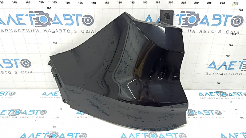Rear bumper bare left Ford Escape MK3 17-19 rest, black, broken fasteners, scratches