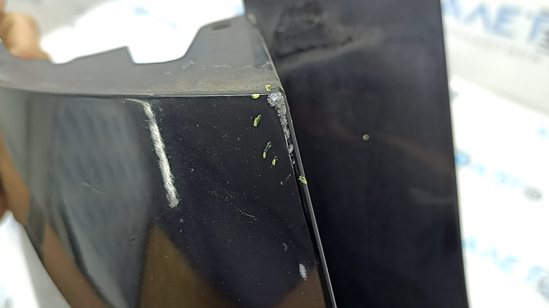 Rear bumper bare left Ford Escape MK3 17-19 rest, black, broken fasteners, scratches