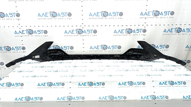 Front bumper central molding Hyundai Santa FE 19-23 XRT, graphite structure, scratches, broken fastening