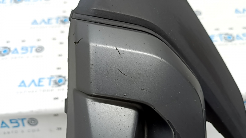 Front bumper central molding Hyundai Santa FE 19-23 XRT, graphite structure, scratches, broken fastening