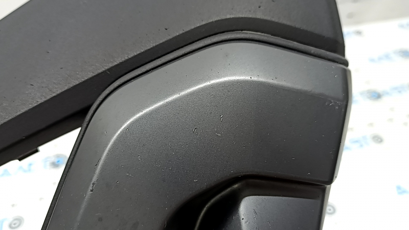 Front bumper central molding Hyundai Santa FE 19-23 XRT, graphite structure, scratches, broken fastening