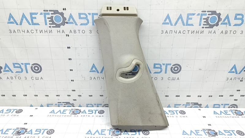 Upper center pillar trim, left belt, BMW X7 G07 19-26 Elfenbein-Weiss, dry cleanable