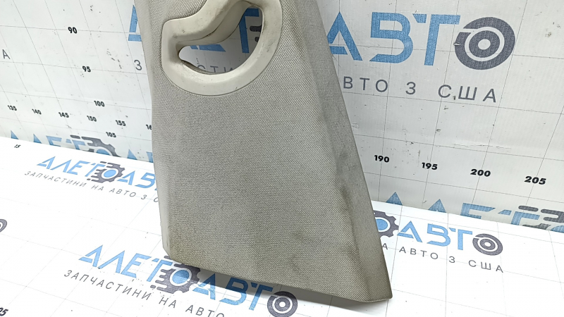 Upper center pillar trim, left belt, BMW X7 G07 19-26 Elfenbein-Weiss, dry cleanable