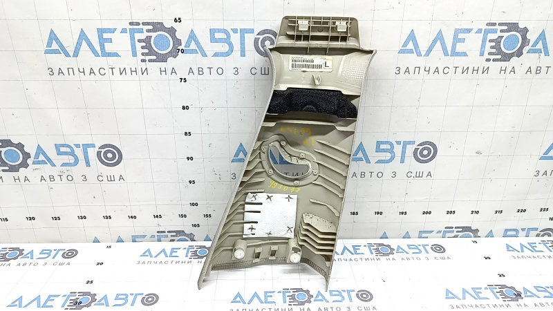 Upper center pillar trim, left belt, BMW X7 G07 19-26 Elfenbein-Weiss, dry cleanable