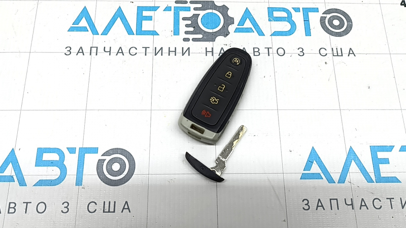 Ford Escape MK3 13-19 smart key, 5 buttons, peeling chrome, scratches