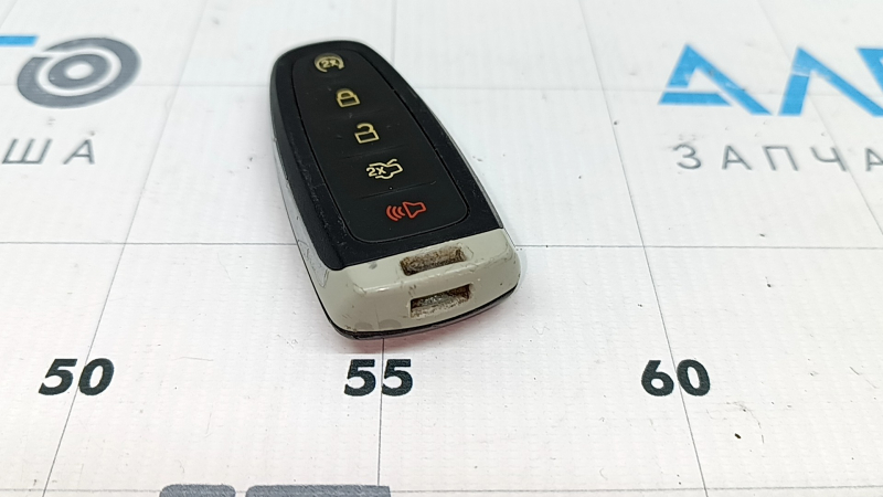 Ford Escape MK3 13-19 smart key, 5 buttons, peeling chrome, scratches