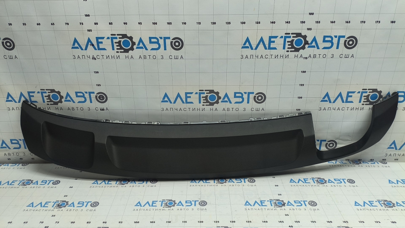 Rear bumper lip for Audi A3 8V 15-16 with 2 pipes, structure