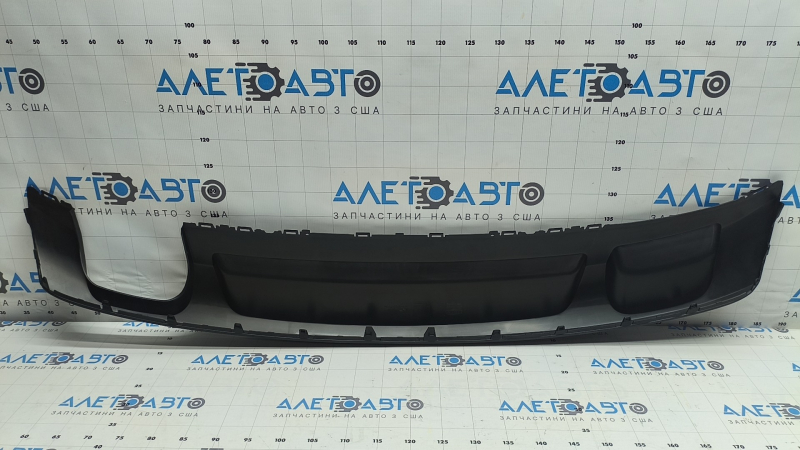 Rear bumper lip for Audi A3 8V 15-16 with 2 pipes, structure