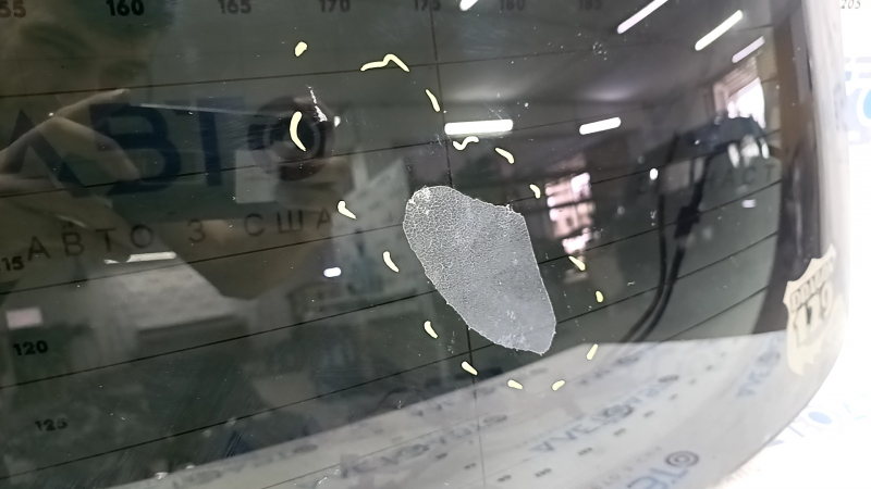 Rear glass of the trunk door BMW X7 G07 19-26 tinted, in glue