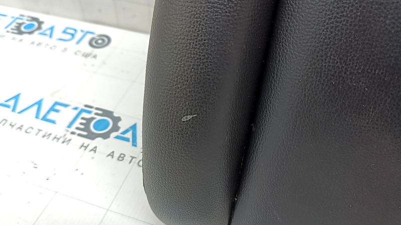 Rear seat cushion, 2nd row, left, Ford Escape MK3 13-19, black leather, wrinkled, needs cleaning