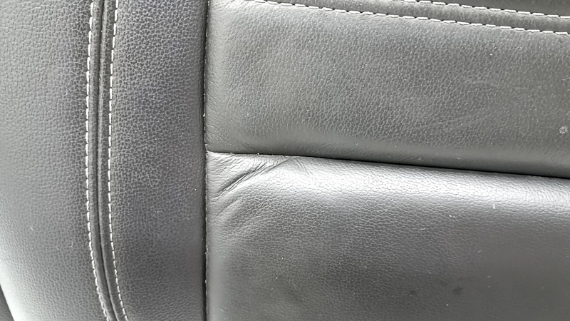 Rear seat cushion, 2nd row, left, Ford Escape MK3 13-19, black leather, wrinkled, needs cleaning