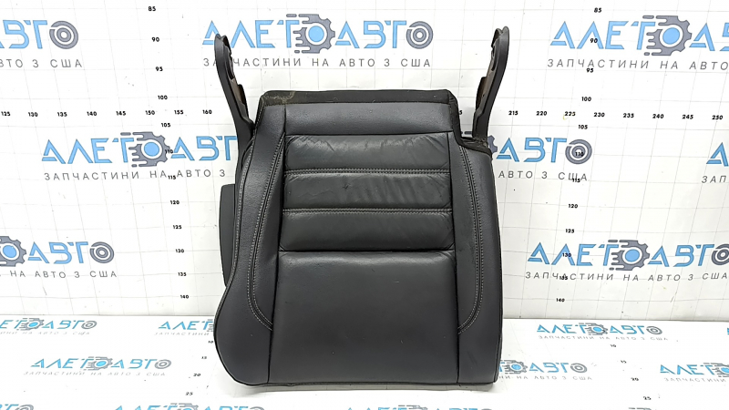 Rear seat cushion, 2nd row, right, Ford Escape MK3 13-19, black leather, dented, needs cleaning, scratches