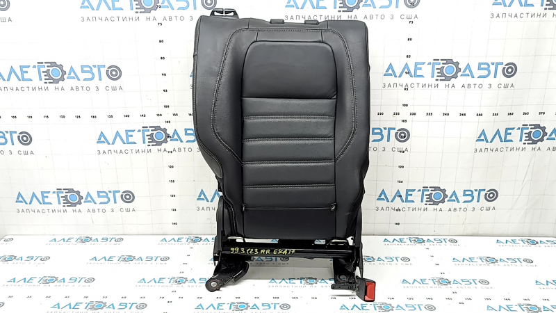 Back of the rear row of seats, 2nd row, right, Ford Escape MK3 13-17, black leather, worn back