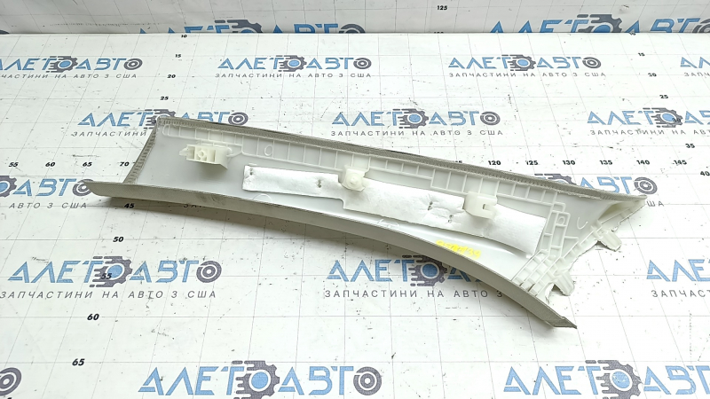 Front pillar trim, right upper BMW X7 G07 19-26 Elfenbein-Weiss, with plug, for dry cleaning