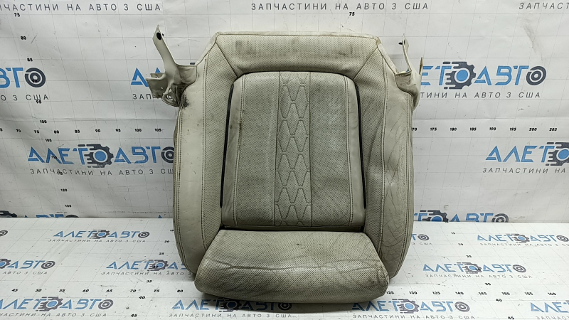 Driver's seat cushion upholstery BMW X7 G07 19-25 Elfenbein-Weiss leather, Comfort, heated, with blower fans, dry-cleanable, cracked leather
