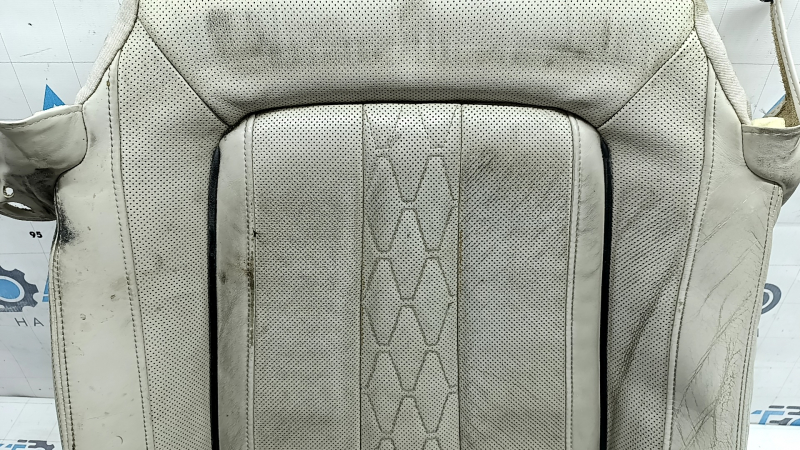 Driver's seat cushion upholstery BMW X7 G07 19-25 Elfenbein-Weiss leather, Comfort, heated, with blower fans, dry-cleanable, cracked leather