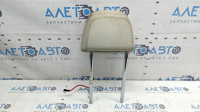 Front left headrest BMW X7 G07 19-22 leather Comfort, Elfenbein-Weiss, dry-cleanable