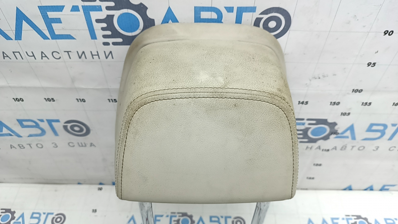 Front left headrest BMW X7 G07 19-22 leather Comfort, Elfenbein-Weiss, dry-cleanable
