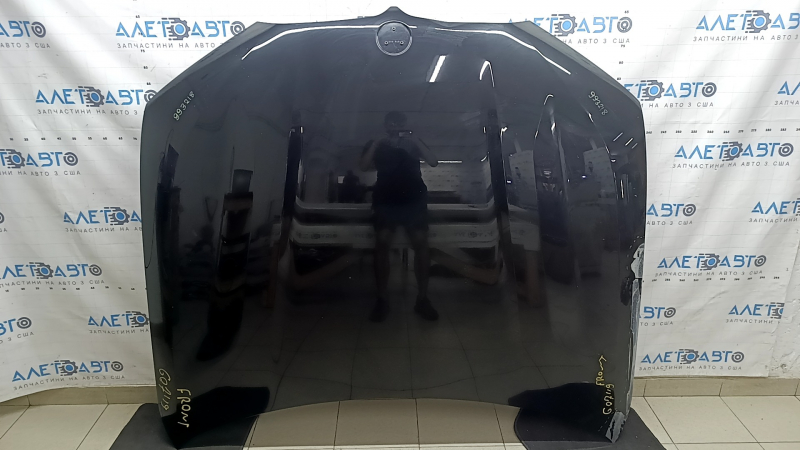 Bare hood BMW X7 G07 19-26 aluminum, black 475, in glue