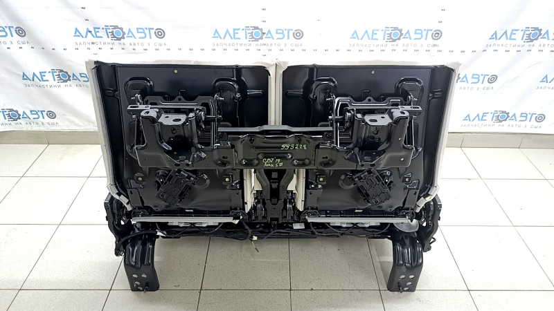 Rear row of seats 3rd row BMW X7 G07 19-22 electric, heated, for 6 seats, Elfenbein-Weiss leather, Comfort, dry-cleanable, torn seat belt latch lining