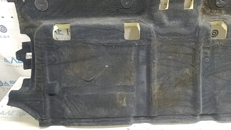 Floor covering for the 2nd row of seats of the BMW X7 G07 19-26 Anthrazit for 6 seats, dry-cleanable