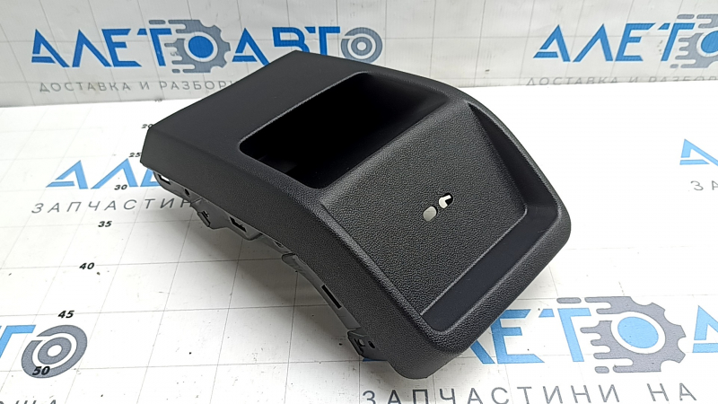 Rear lower center console trim for Chevrolet Equinox EV 24-26, black, scratches, chips