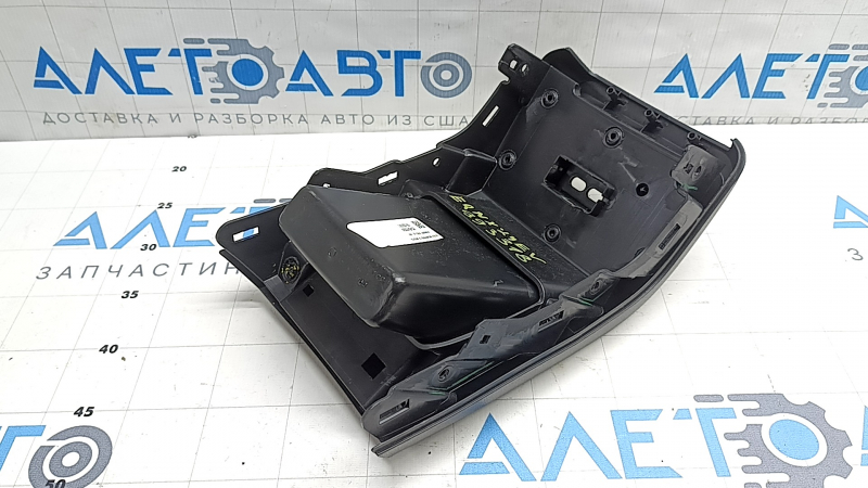 Rear lower center console trim for Chevrolet Equinox EV 24-26, black, scratches, chips