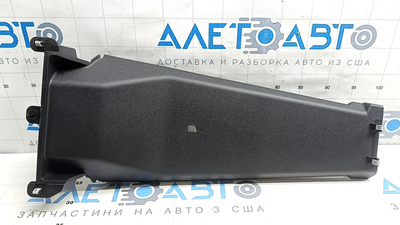 Upper center console trim for Chevrolet Equinox EV 24-26, black, scratched