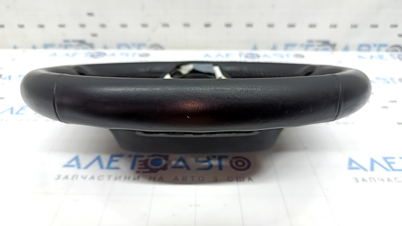 Bare steering wheel BMW X7 G07 19-22, black leather with heated paddle shifters, driving assist, Sport, with wiring, worn, scratches, needs cleaning